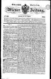 Wiener Zeitung 18440614 Seite: 1