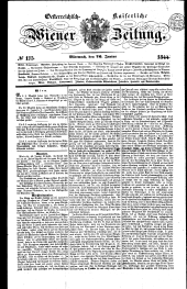 Wiener Zeitung 18440626 Seite: 1