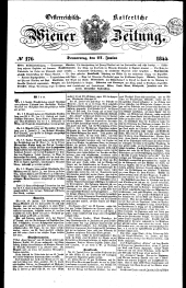 Wiener Zeitung 18440627 Seite: 1