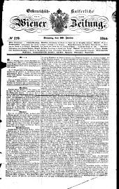 Wiener Zeitung 18440630 Seite: 1