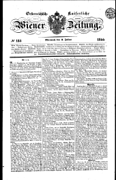 Wiener Zeitung 18440703 Seite: 1