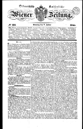 Wiener Zeitung 18440707 Seite: 1