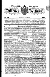 Wiener Zeitung 18440715 Seite: 1