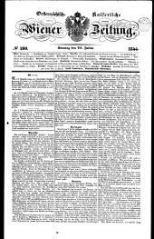 Wiener Zeitung 18440721 Seite: 1