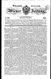 Wiener Zeitung 18440726 Seite: 1