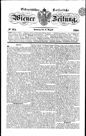 Wiener Zeitung 18440804 Seite: 1