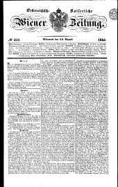 Wiener Zeitung 18440814 Seite: 1