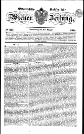 Wiener Zeitung 18440815 Seite: 1