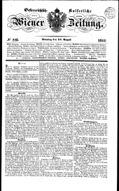 Wiener Zeitung 18440818 Seite: 1