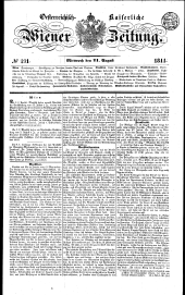 Wiener Zeitung 18440821 Seite: 1