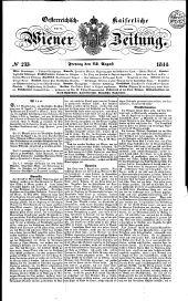 Wiener Zeitung 18440823 Seite: 1