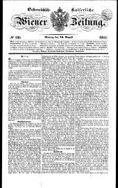 Wiener Zeitung 18440826 Seite: 1