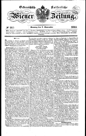 Wiener Zeitung 18440901 Seite: 1