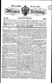 Wiener Zeitung 18440903 Seite: 1
