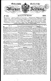 Wiener Zeitung 18440913 Seite: 1