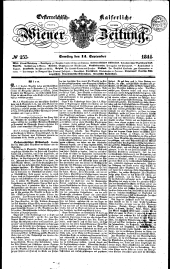 Wiener Zeitung 18440914 Seite: 1