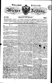 Wiener Zeitung 18440916 Seite: 1