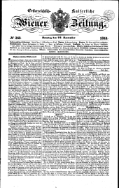 Wiener Zeitung 18440922 Seite: 1