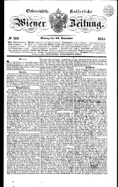 Wiener Zeitung 18440923 Seite: 1