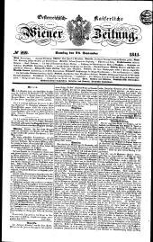 Wiener Zeitung 18440928 Seite: 1