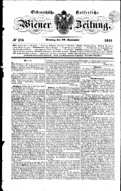 Wiener Zeitung 18440929 Seite: 1