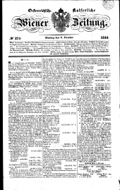 Wiener Zeitung 18441001 Seite: 1