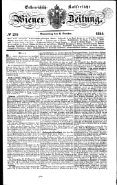 Wiener Zeitung 18441003 Seite: 1