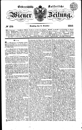 Wiener Zeitung 18441005 Seite: 1