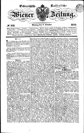 Wiener Zeitung 18441007 Seite: 1