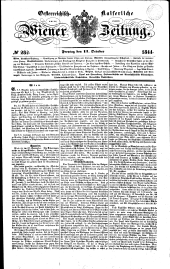 Wiener Zeitung 18441011 Seite: 1