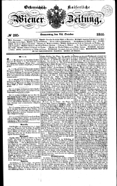 Wiener Zeitung 18441024 Seite: 1