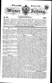 Wiener Zeitung 18441026 Seite: 1