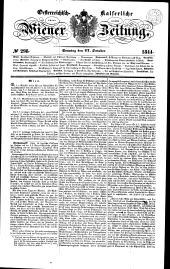 Wiener Zeitung 18441027 Seite: 1