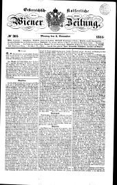 Wiener Zeitung 18441104 Seite: 1