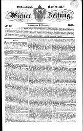 Wiener Zeitung 18441105 Seite: 1