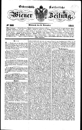 Wiener Zeitung 18441106 Seite: 1