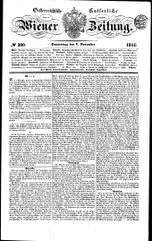 Wiener Zeitung 18441107 Seite: 1