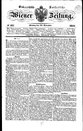Wiener Zeitung 18441115 Seite: 1