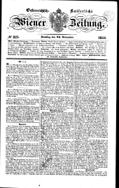 Wiener Zeitung 18441123 Seite: 1