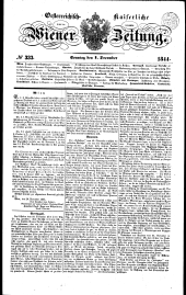 Wiener Zeitung 18441201 Seite: 1