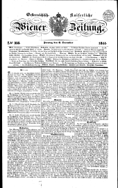 Wiener Zeitung 18441206 Seite: 1