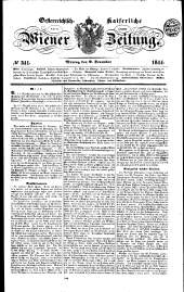 Wiener Zeitung 18441209 Seite: 1