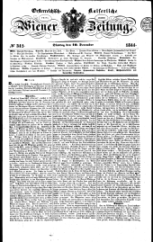 Wiener Zeitung 18441210 Seite: 1