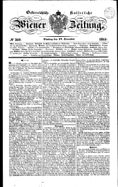 Wiener Zeitung 18441217 Seite: 1