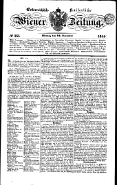 Wiener Zeitung 18441223 Seite: 1