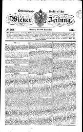 Wiener Zeitung 18441229 Seite: 1