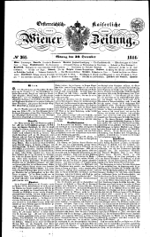 Wiener Zeitung 18441230 Seite: 1