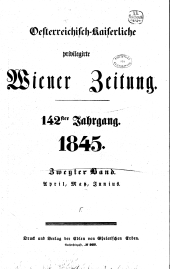 Wiener Zeitung 1845bl02 Seite: 1