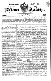 Wiener Zeitung 18450301 Seite: 1