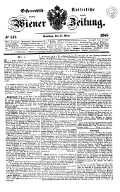 Wiener Zeitung 18450503 Seite: 1